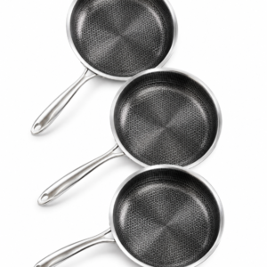 Honeycomb Non Stick SS Frying Pan