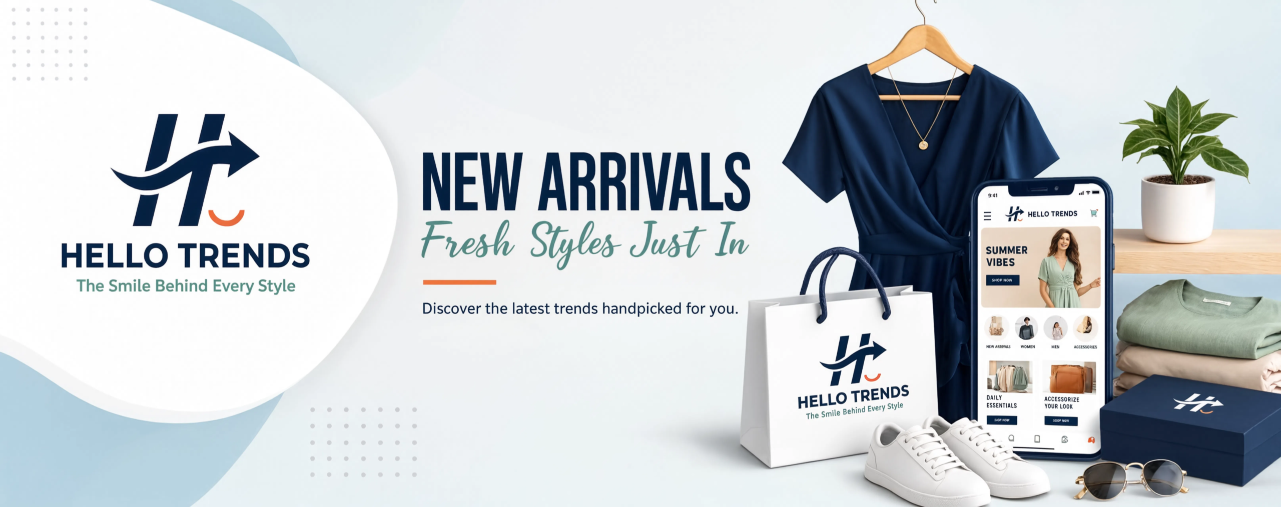 Hello Trends _ New Arrivals Banner